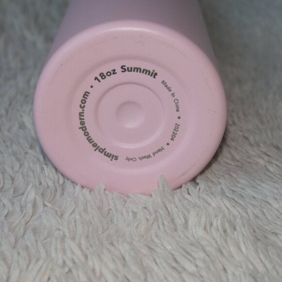Simple Modern Blush Pink 18 oz Water Bottle with Flip Lid - Picture 3 of 6